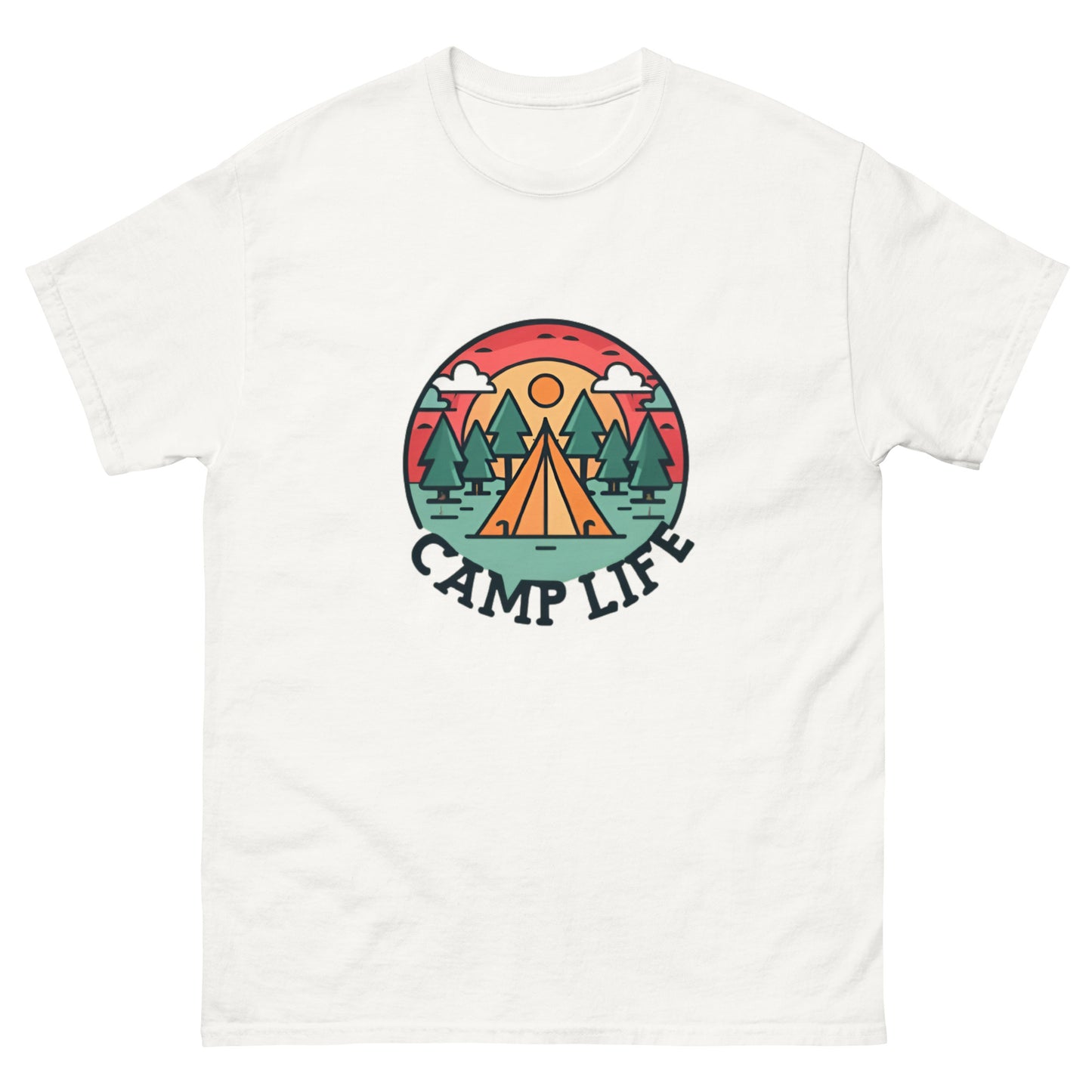 camping t-shirt for men