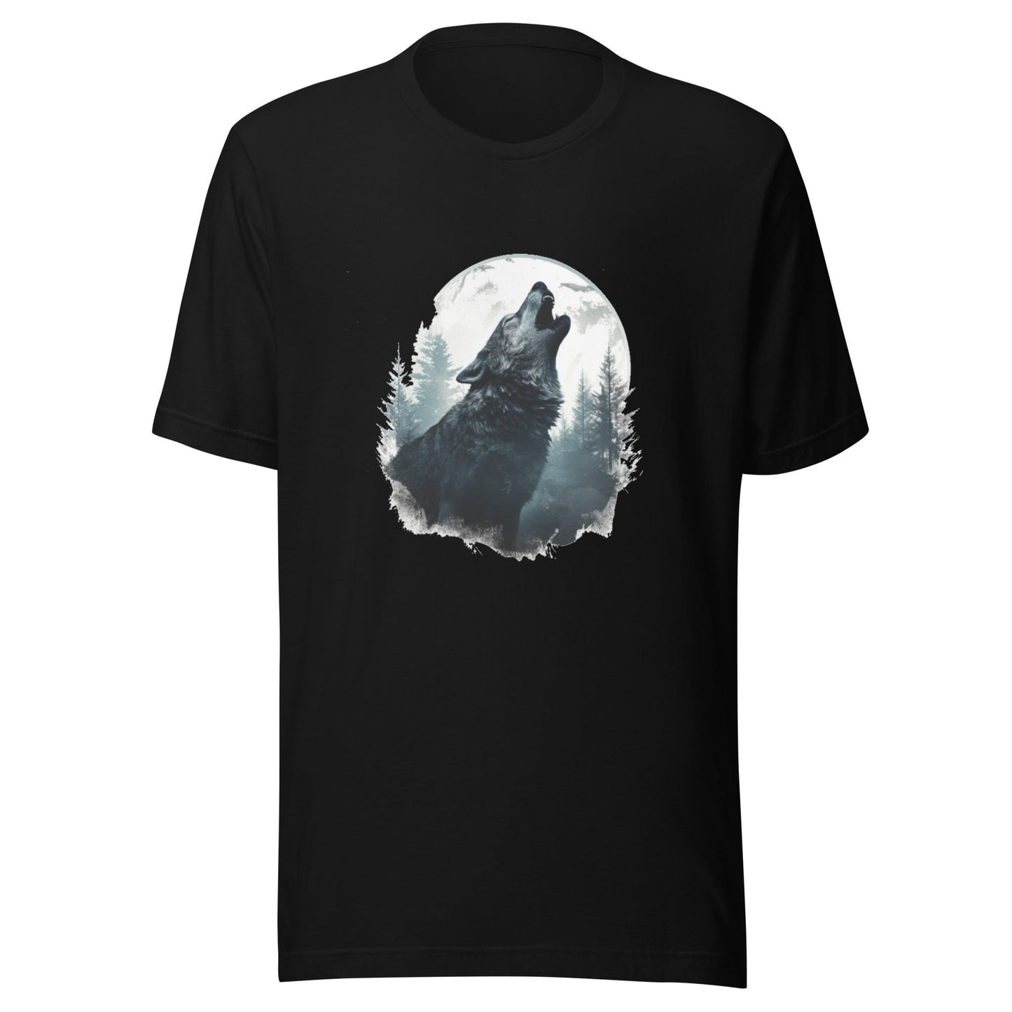 Men's Howling Wolf T-Shirt (sixes up to 4X) - Ruppy's Creations