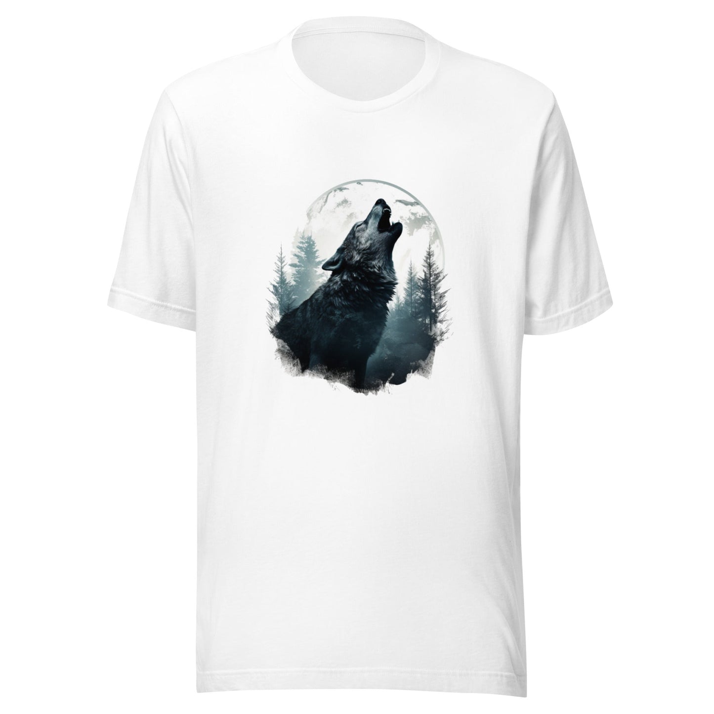 Men's Howling Wolf T-Shirt (sixes up to 4X) - Ruppy's Creations