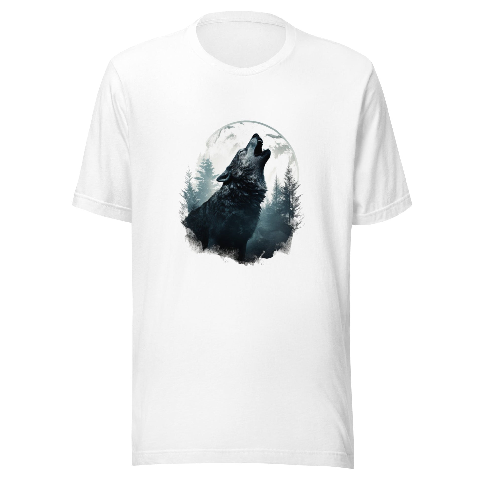 Men's Howling Wolf T-Shirt (sixes up to 4X) - Ruppy's Creations