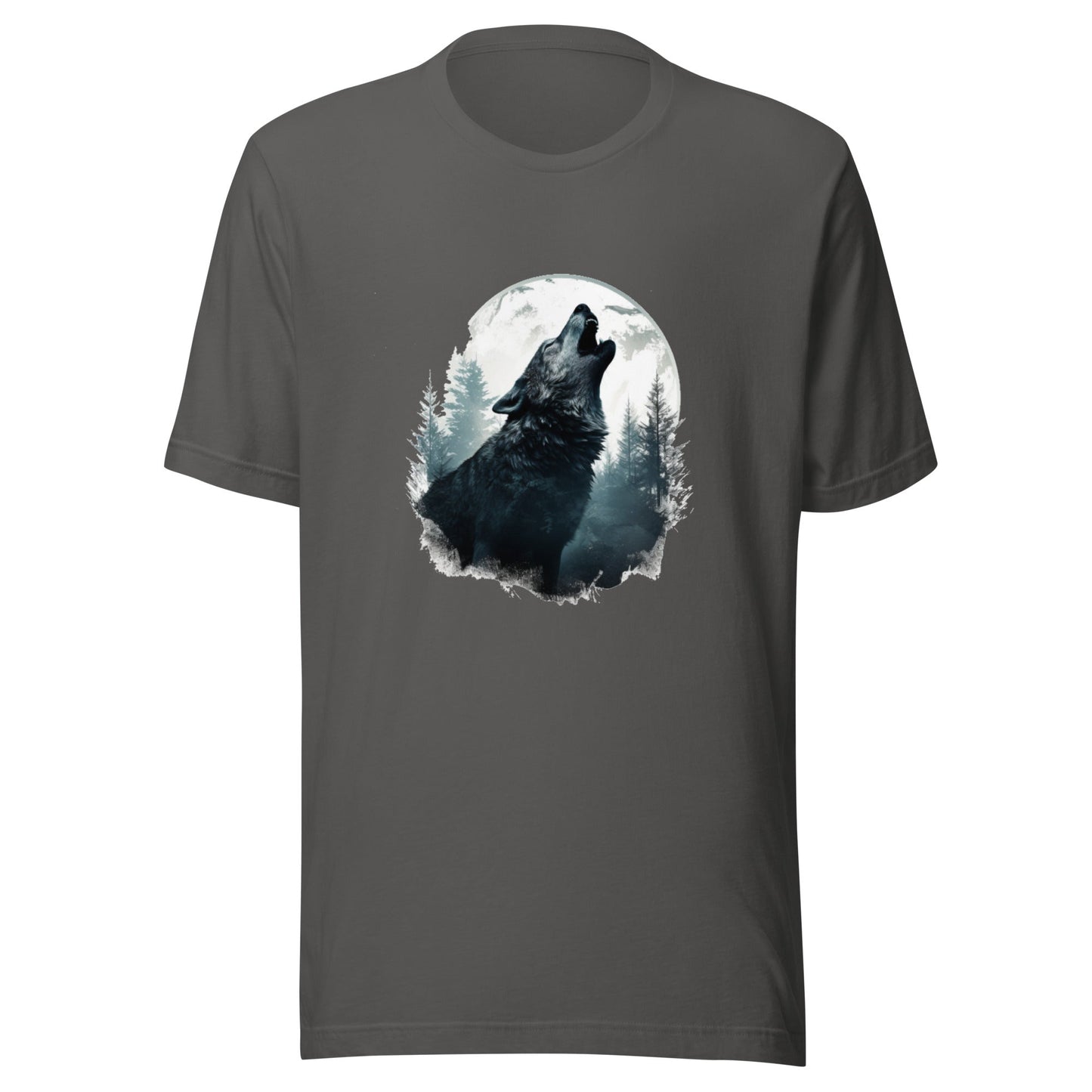 Men's Howling Wolf T-Shirt (sixes up to 4X) - Ruppy's Creations