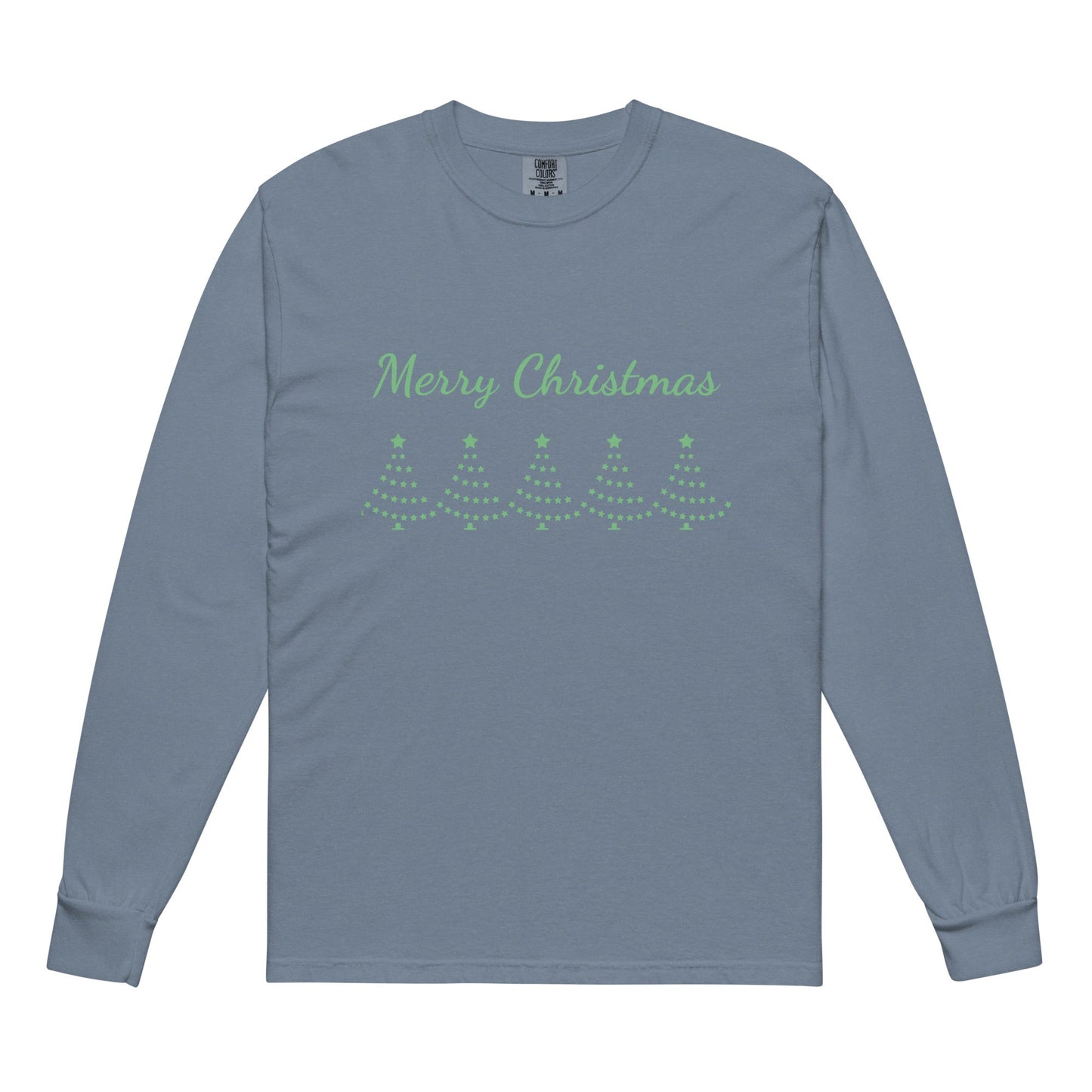 Merry Christmas Heavyweight Long - sleeve Tee - Ruppy's Creations