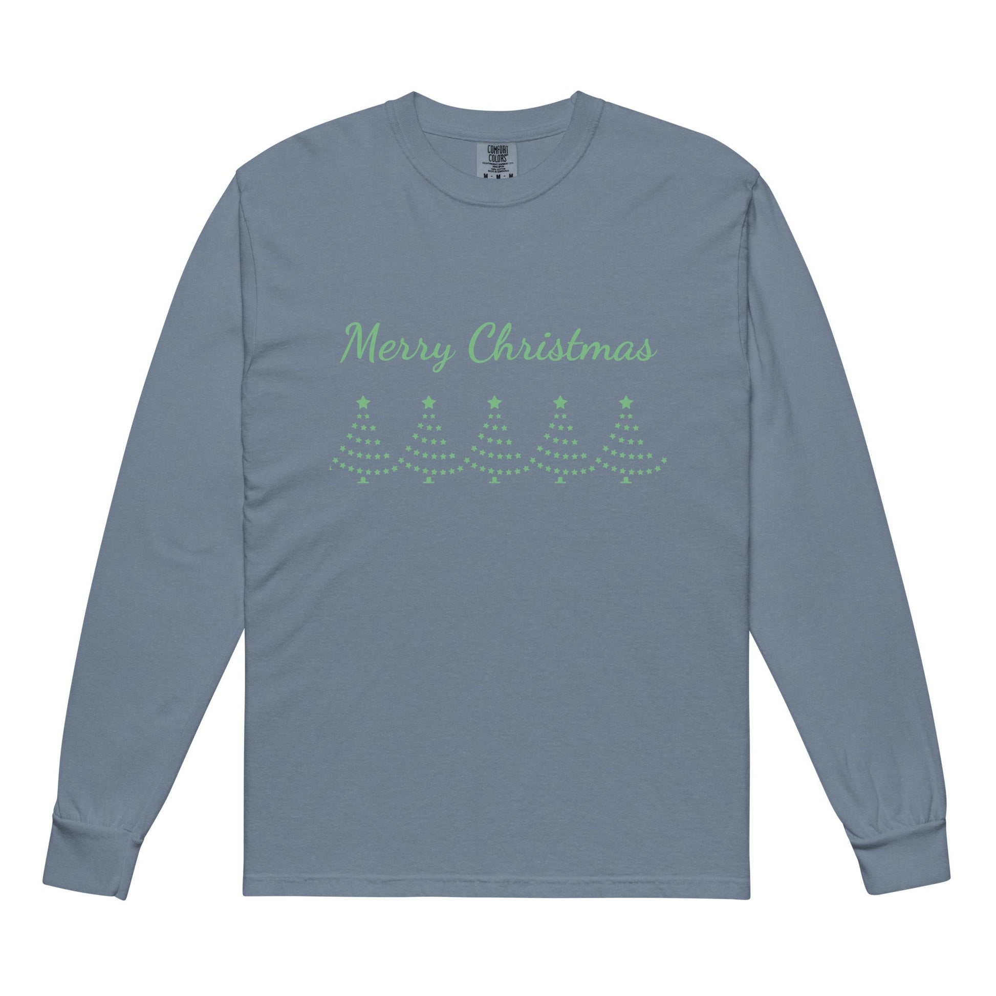 Merry Christmas Heavyweight Long - sleeve Tee - Ruppy's Creations