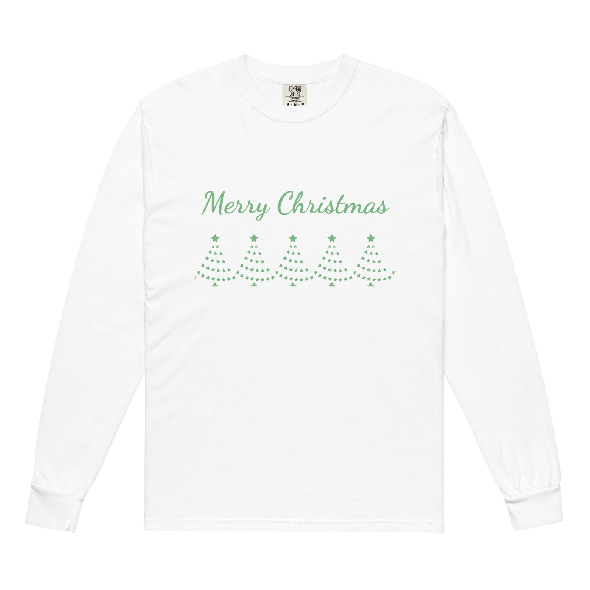 Merry Christmas Heavyweight Long - sleeve Tee - Ruppy's Creations