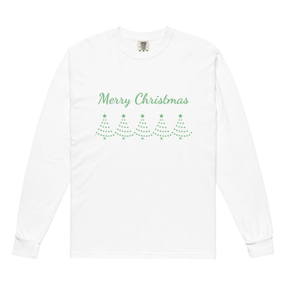 Merry Christmas Heavyweight Long - sleeve Tee - Ruppy's Creations