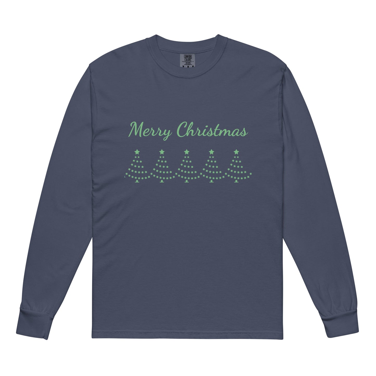 Merry Christmas Heavyweight Long - sleeve Tee - Ruppy's Creations