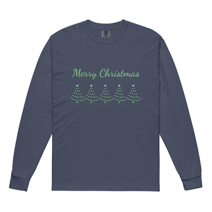 Merry Christmas Heavyweight Long - sleeve Tee - Ruppy's Creations