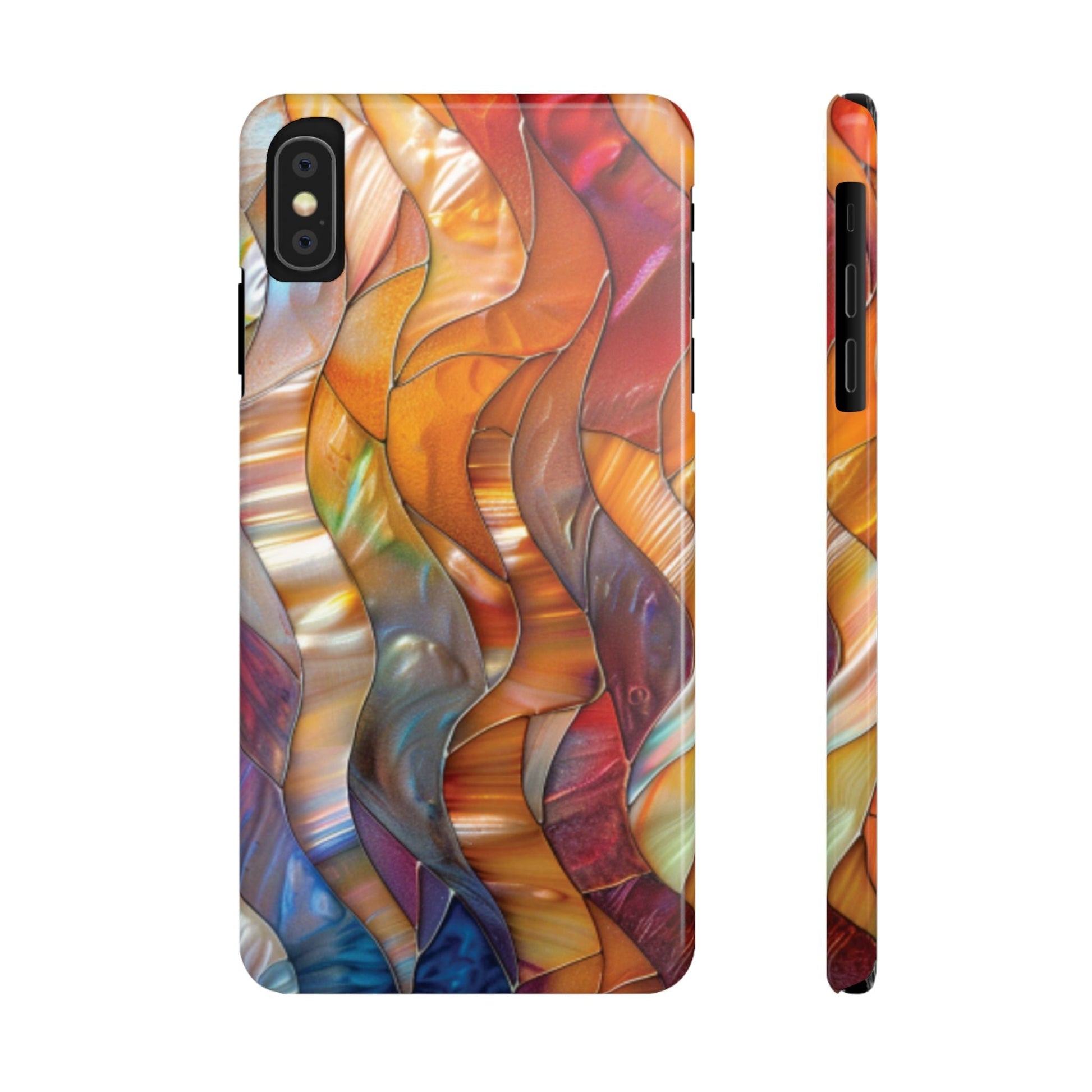 Mother of Pearl Waves Slim iPhone Case - Ruppy's Creations