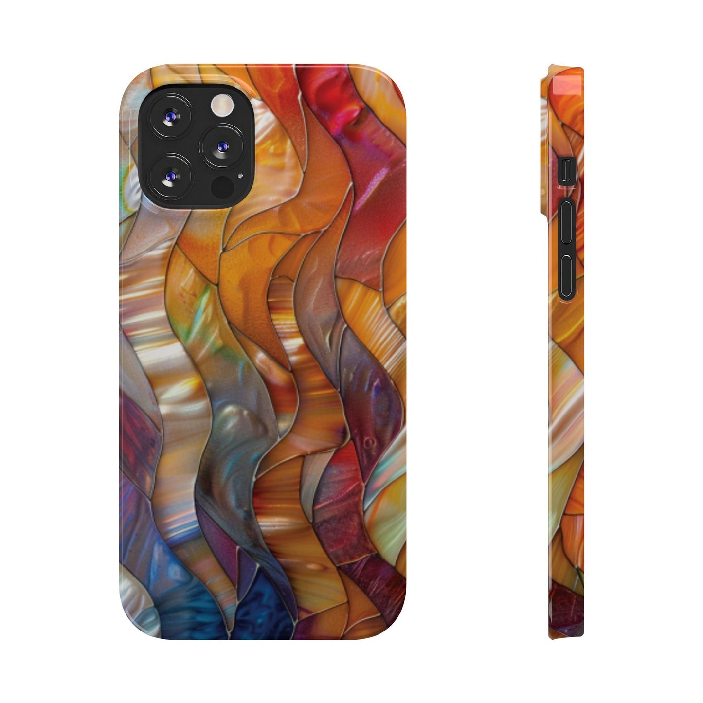 Mother of Pearl Waves Slim iPhone Case - Ruppy's Creations