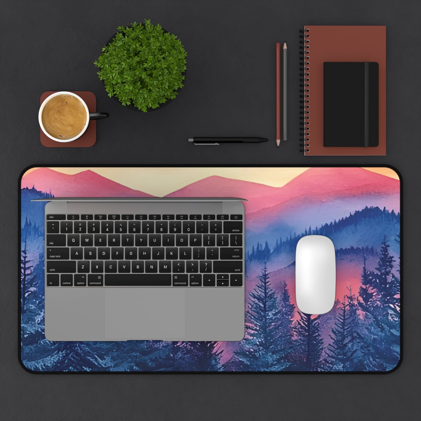 Mountain Sunrise Desk Mat - Ruppy's Creations