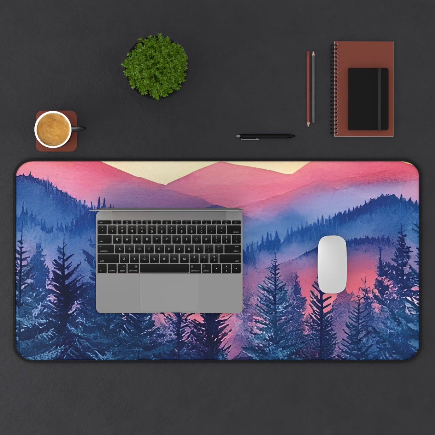 Mountain Sunrise Desk Mat - Ruppy's Creations