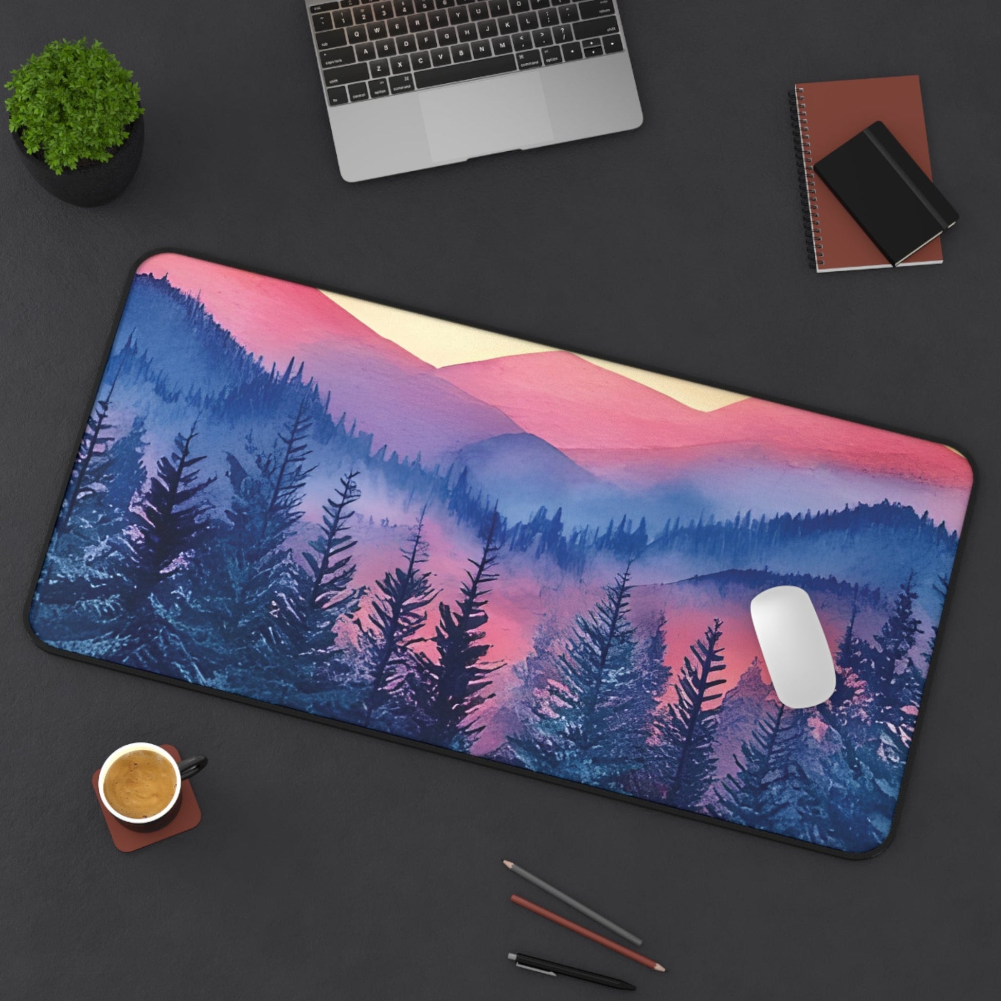 Mountain Sunrise Desk Mat - Ruppy's Creations