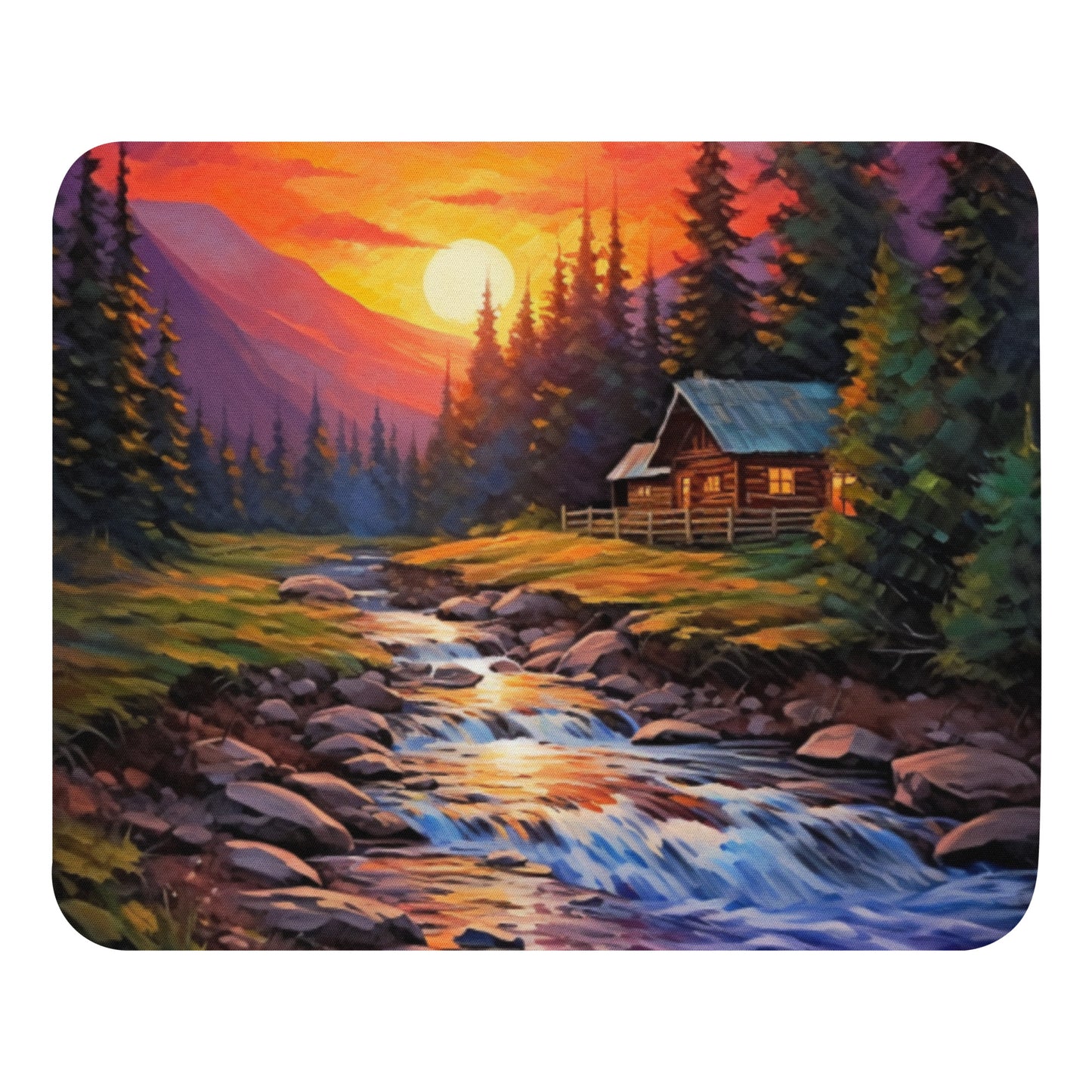 Live the Mountain Life Mouse pad