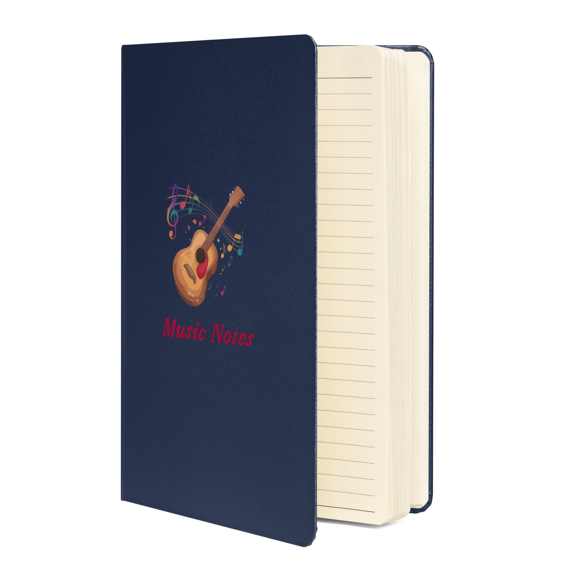 Music Notes Hardcover Bound Notebook - Ruppy's Creations