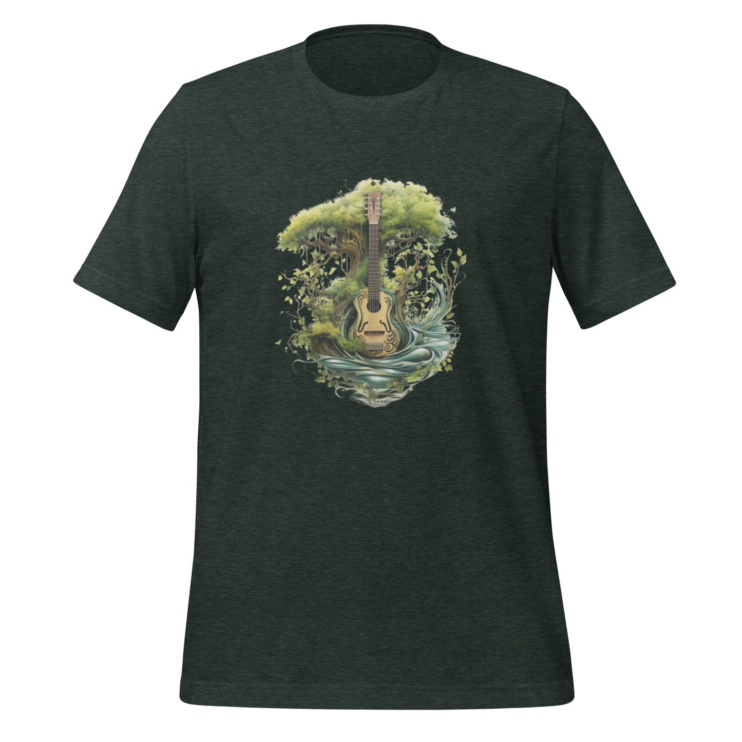 Music of Nature Guitar Tree Unisex t-shirt (sizes up to 4x) - Ruppy's Creations