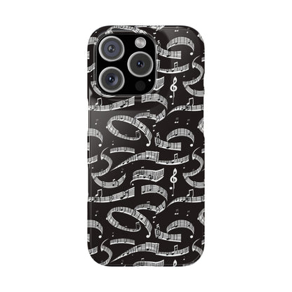 Musical Notes Slim iPhone Case - Ruppy's Creations