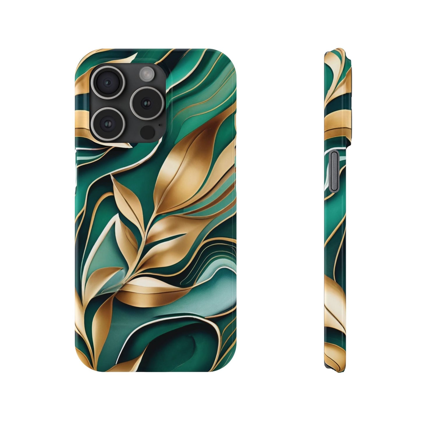 Mystic Leaf Slim Phone Case For I phone - Ruppy's Creations