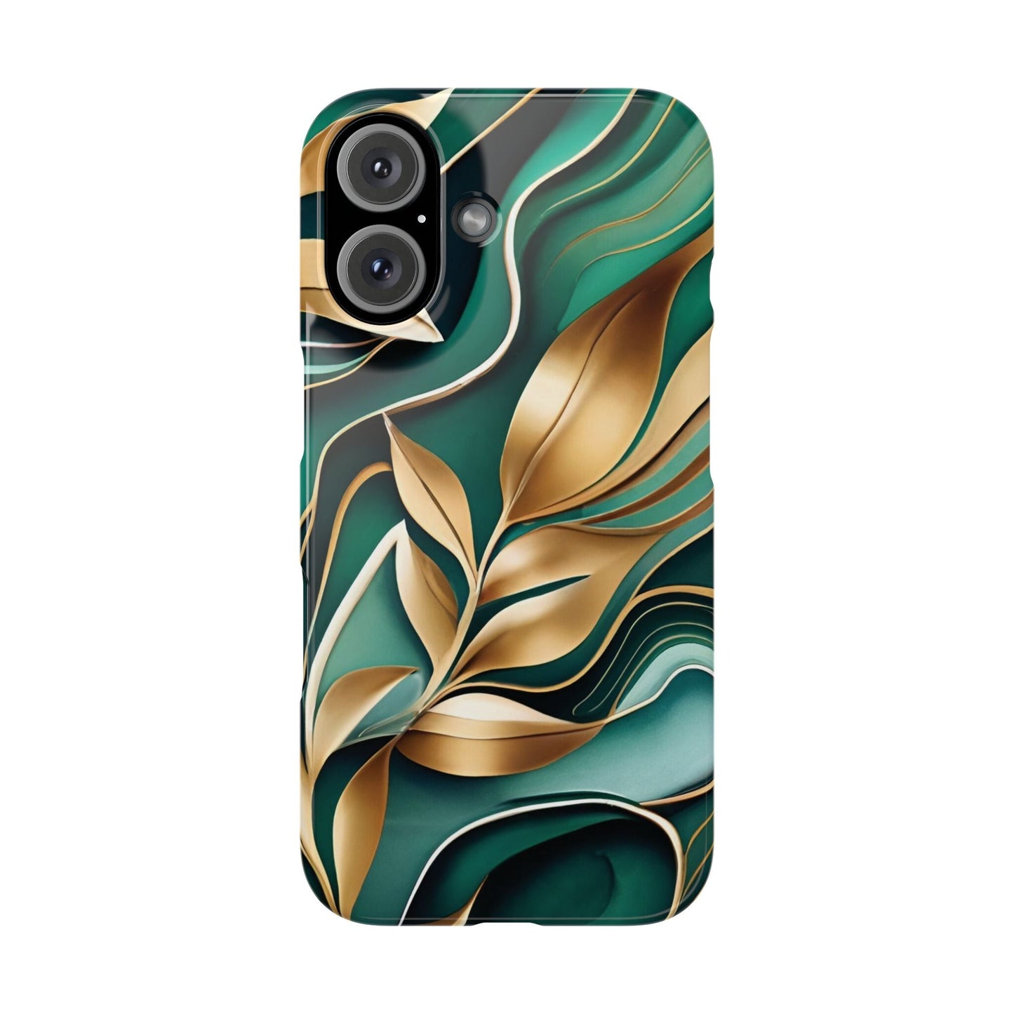 Mystic Leaf Slim Phone Case For I phone - Ruppy's Creations