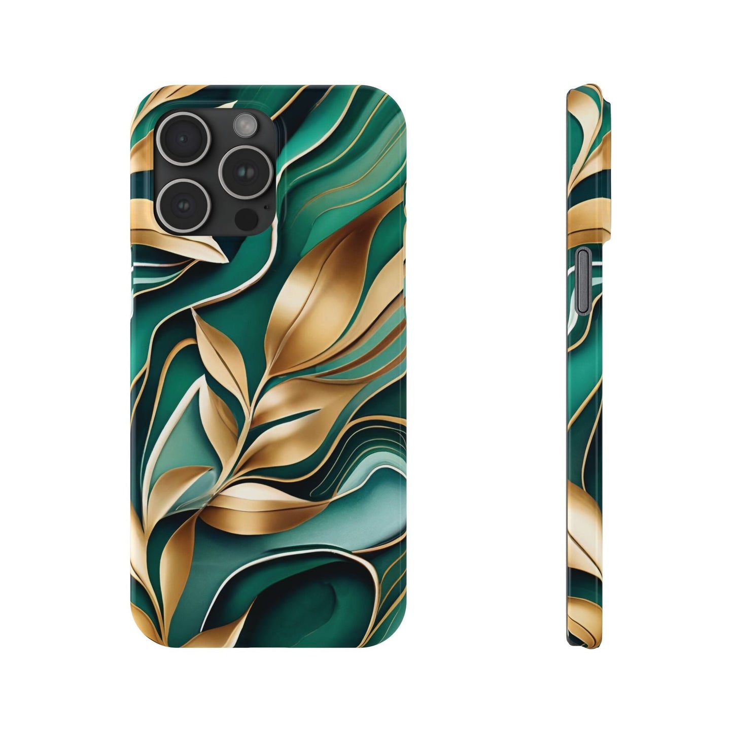 Mystic Leaf Slim Phone Case For I phone - Ruppy's Creations