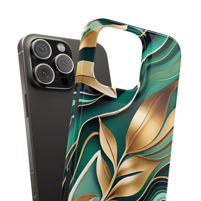 Mystic Leaf Slim Phone Case For I phone - Ruppy's Creations