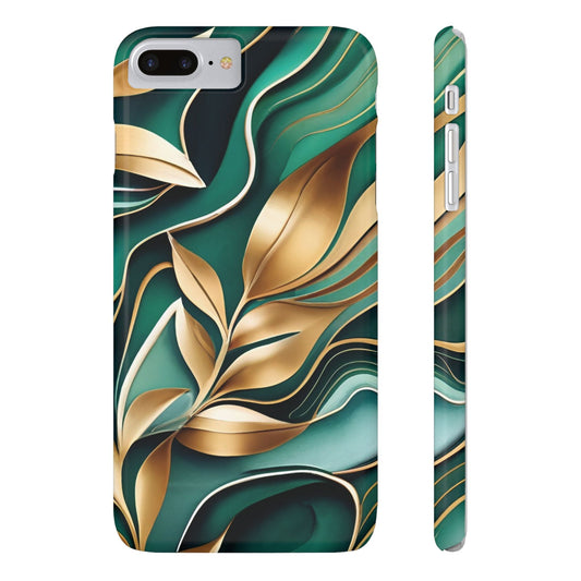 Mystic Leaf Slim Phone Case For I phone - Ruppy's Creations