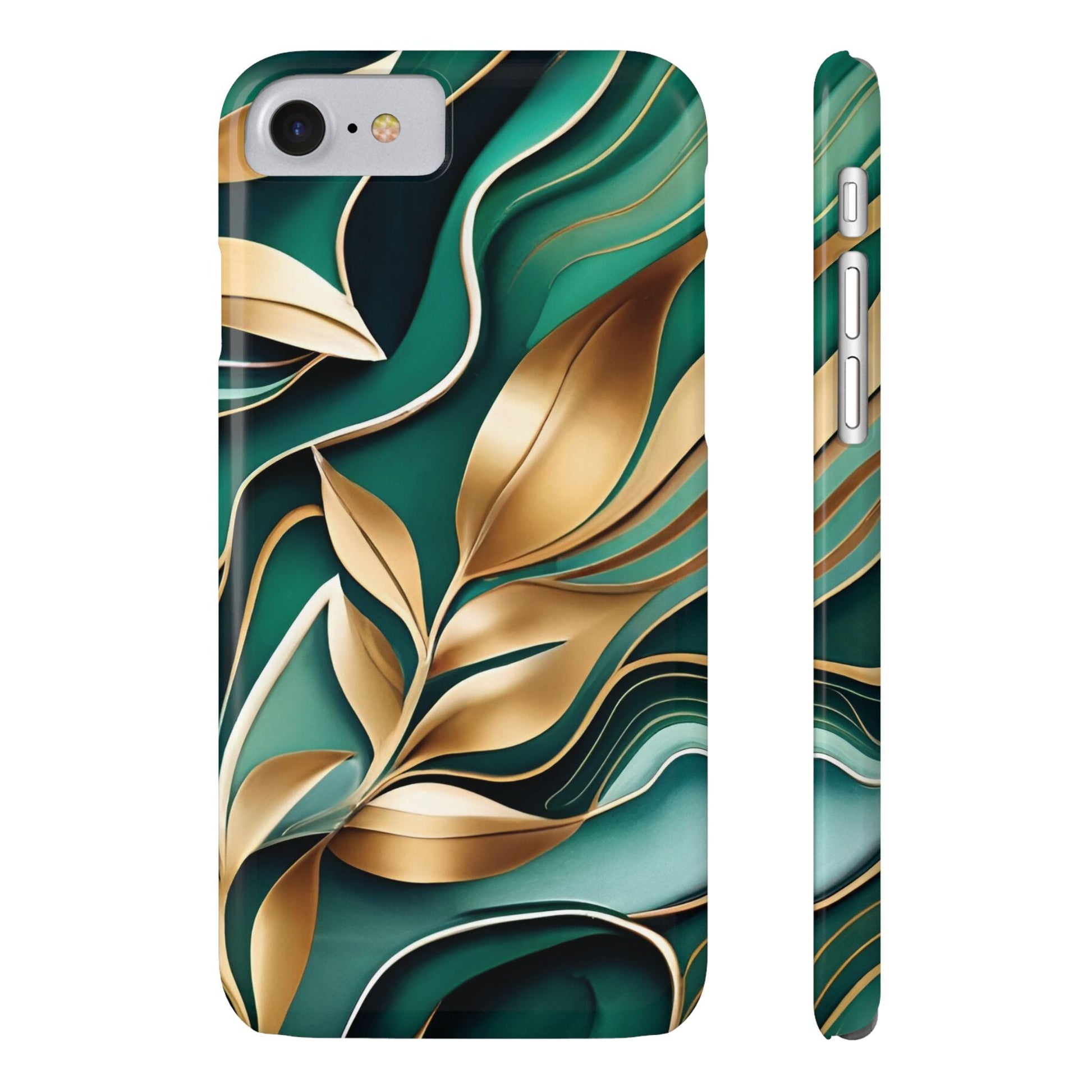 Mystic Leaf Slim Phone Case For I phone - Ruppy's Creations