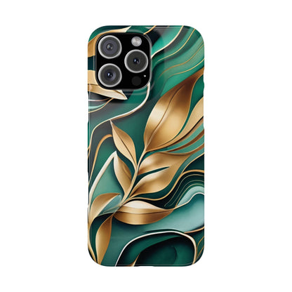 Mystic Leaf Slim Phone Case For I phone - Ruppy's Creations