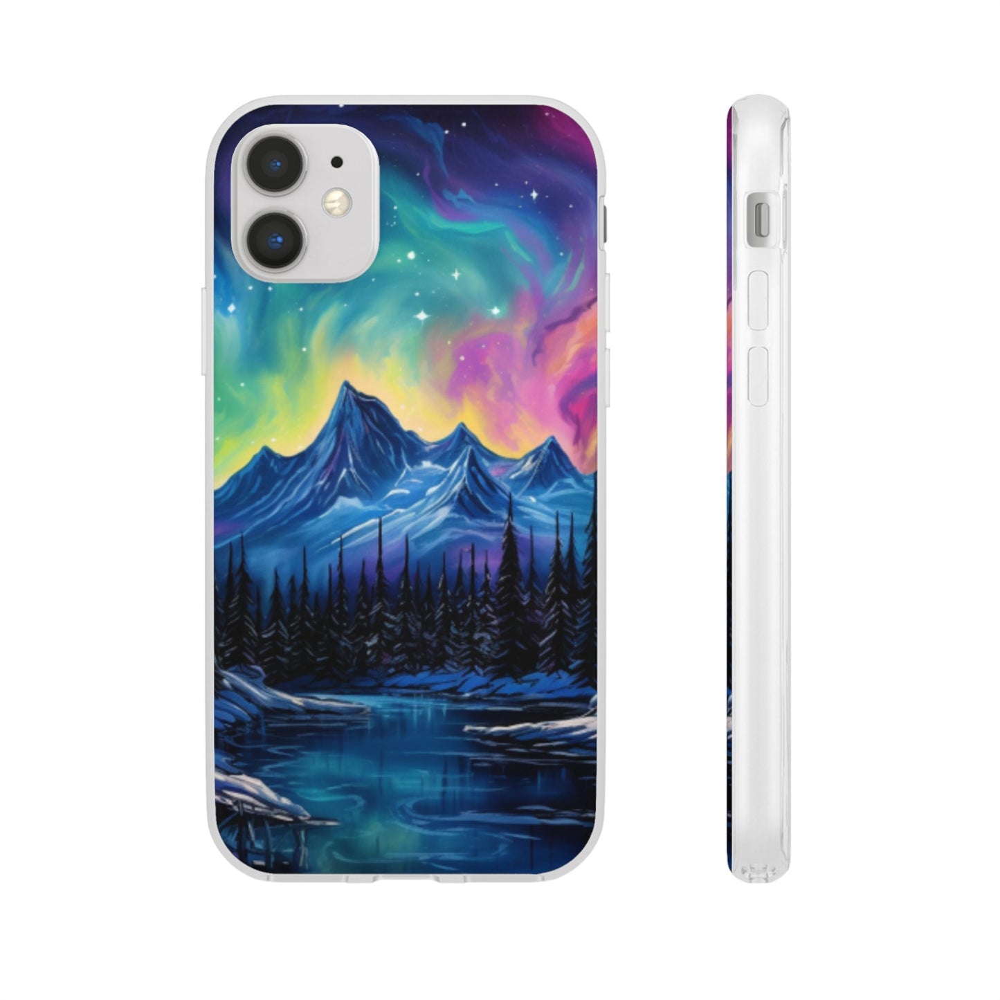 Northern Lights Flexi Case For Apple iphone & Samsung Galaxy - Ruppy's Creations