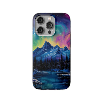 Northern Lights Flexi Case For Apple iphone & Samsung Galaxy - Ruppy's Creations