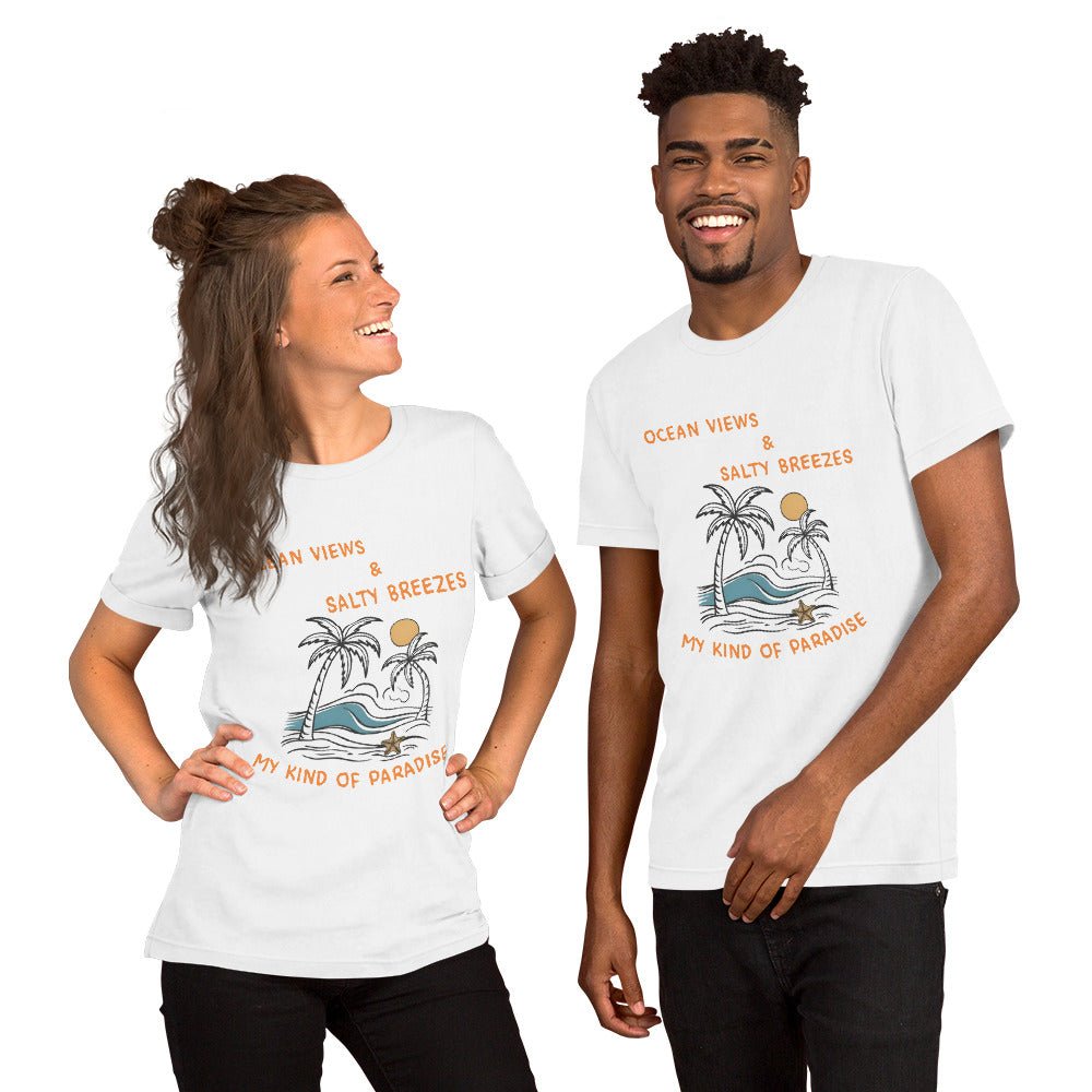 Ocean Views Tropical Unisex T-shirt - Ruppy's Creations