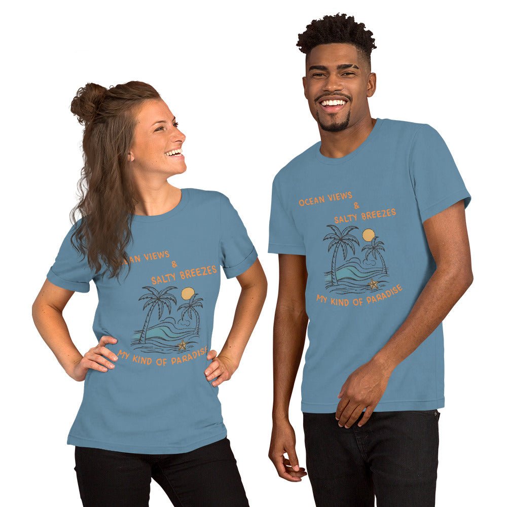 Ocean Views Tropical Unisex T-shirt - Ruppy's Creations