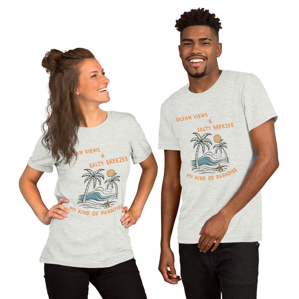 Ocean Views Tropical Unisex T-shirt - Ruppy's Creations