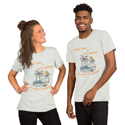 Ocean Views Tropical Unisex T-shirt - Ruppy's Creations