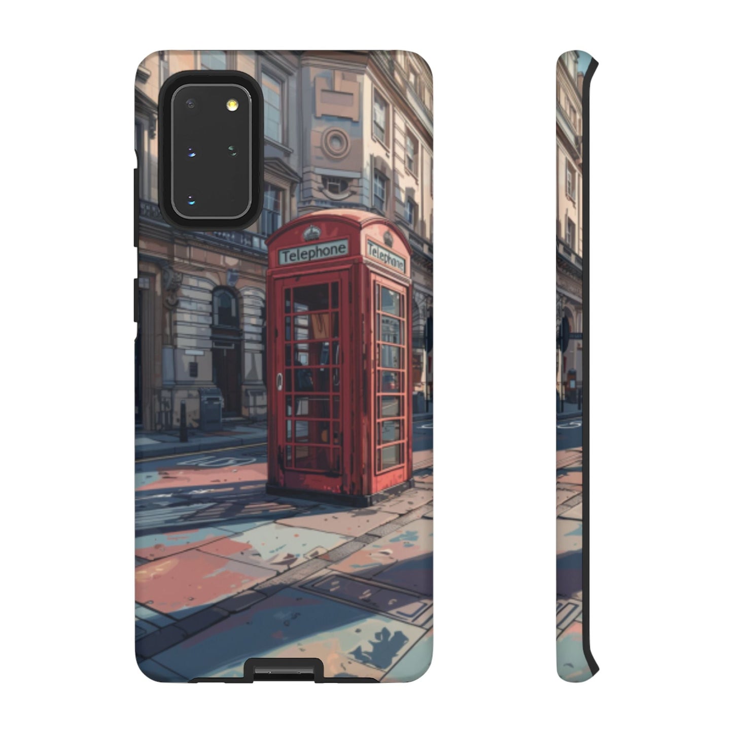 Old Phone Booth in London Tough Cell Phone Case - Ruppy's Creations