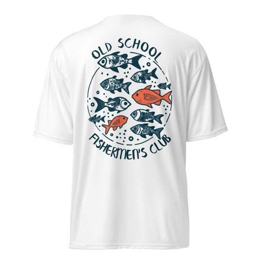 Old School Fishermen's Club Men's Performance Tee - Ruppy's Creations