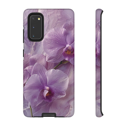 Orchid Bliss Tough Cell Phone Case - Ruppy's Creations