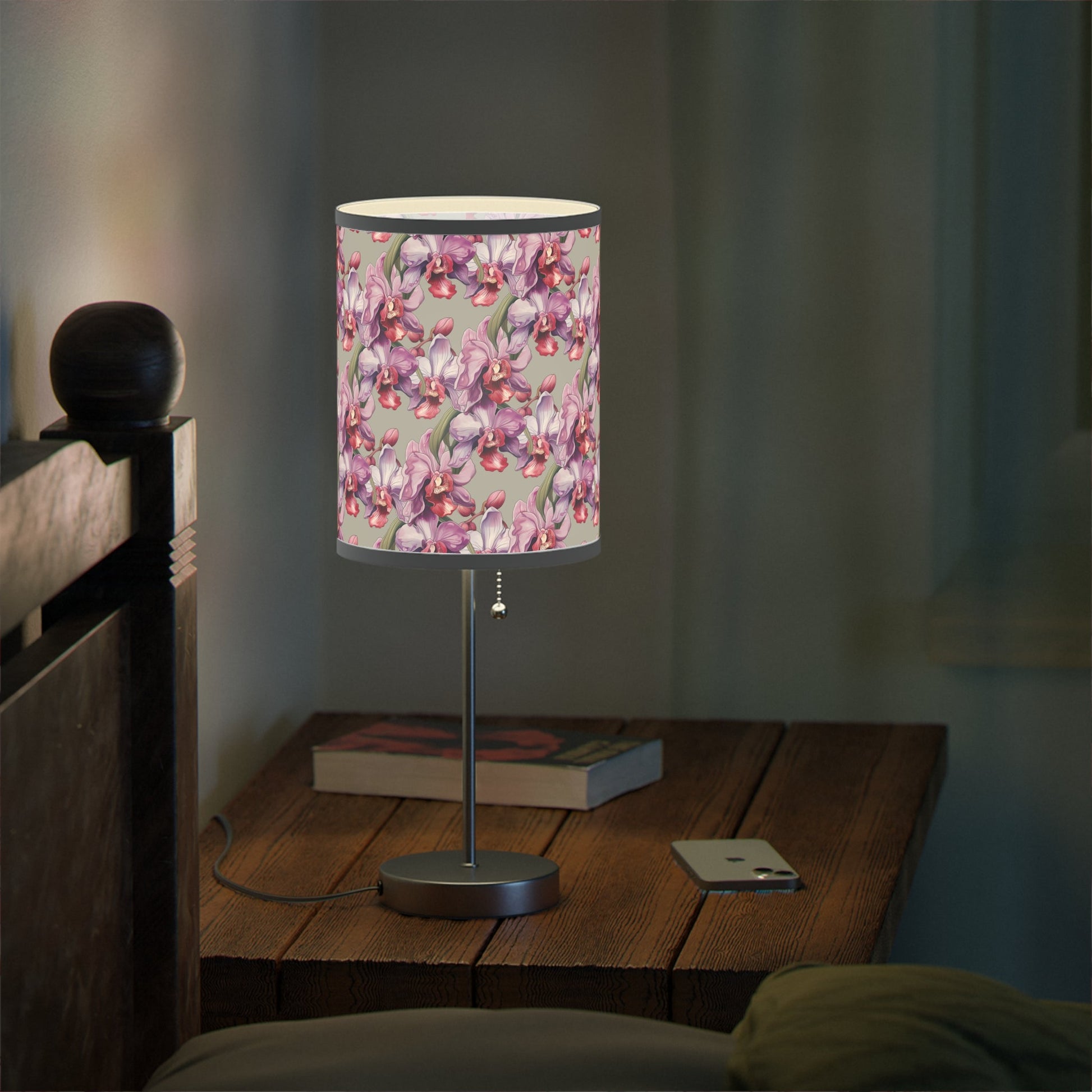 Orchid Splendor Lamp on a Stand - Ruppy's Creations