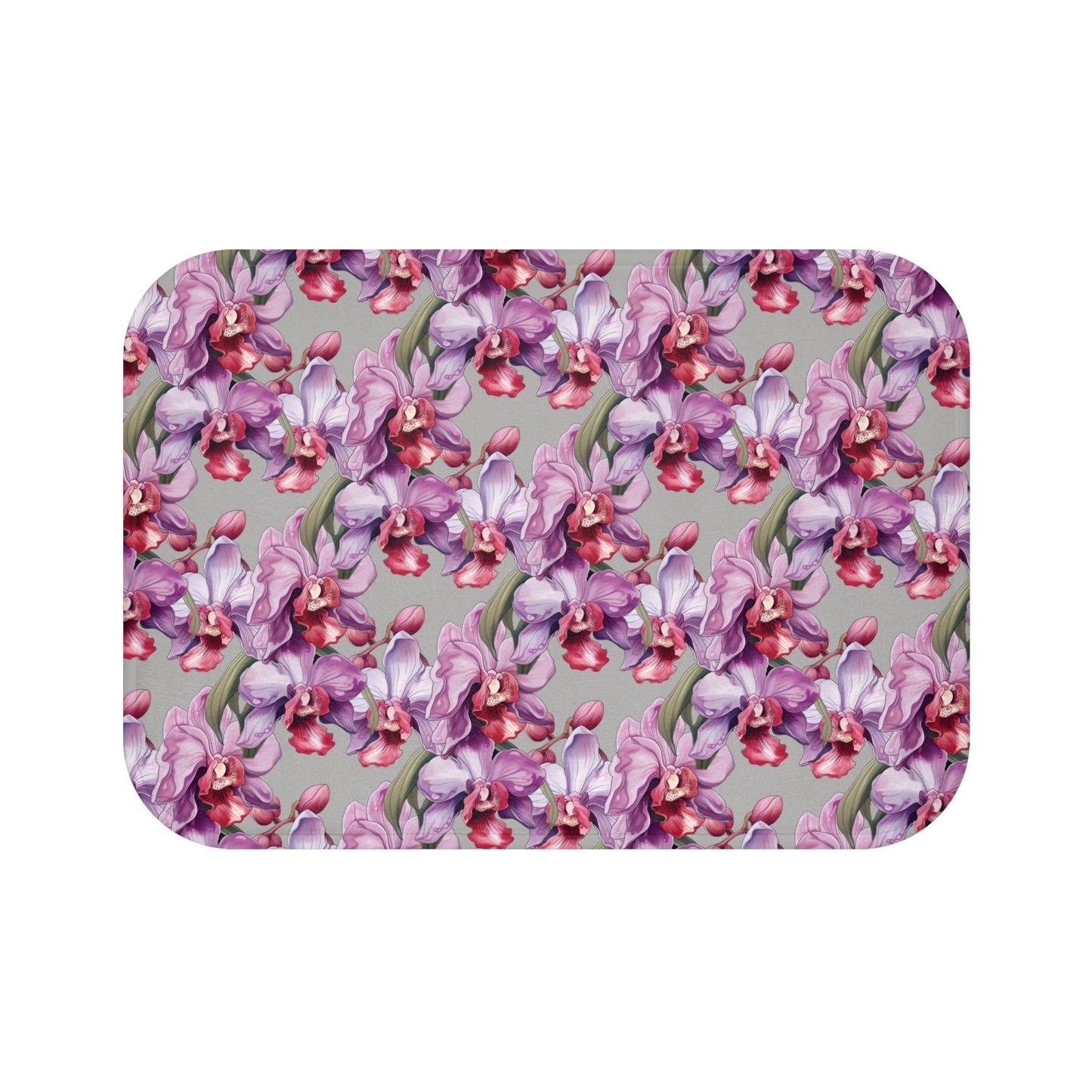 Orchid Splendor Memory Foam Bath Mat - Ruppy's Creations