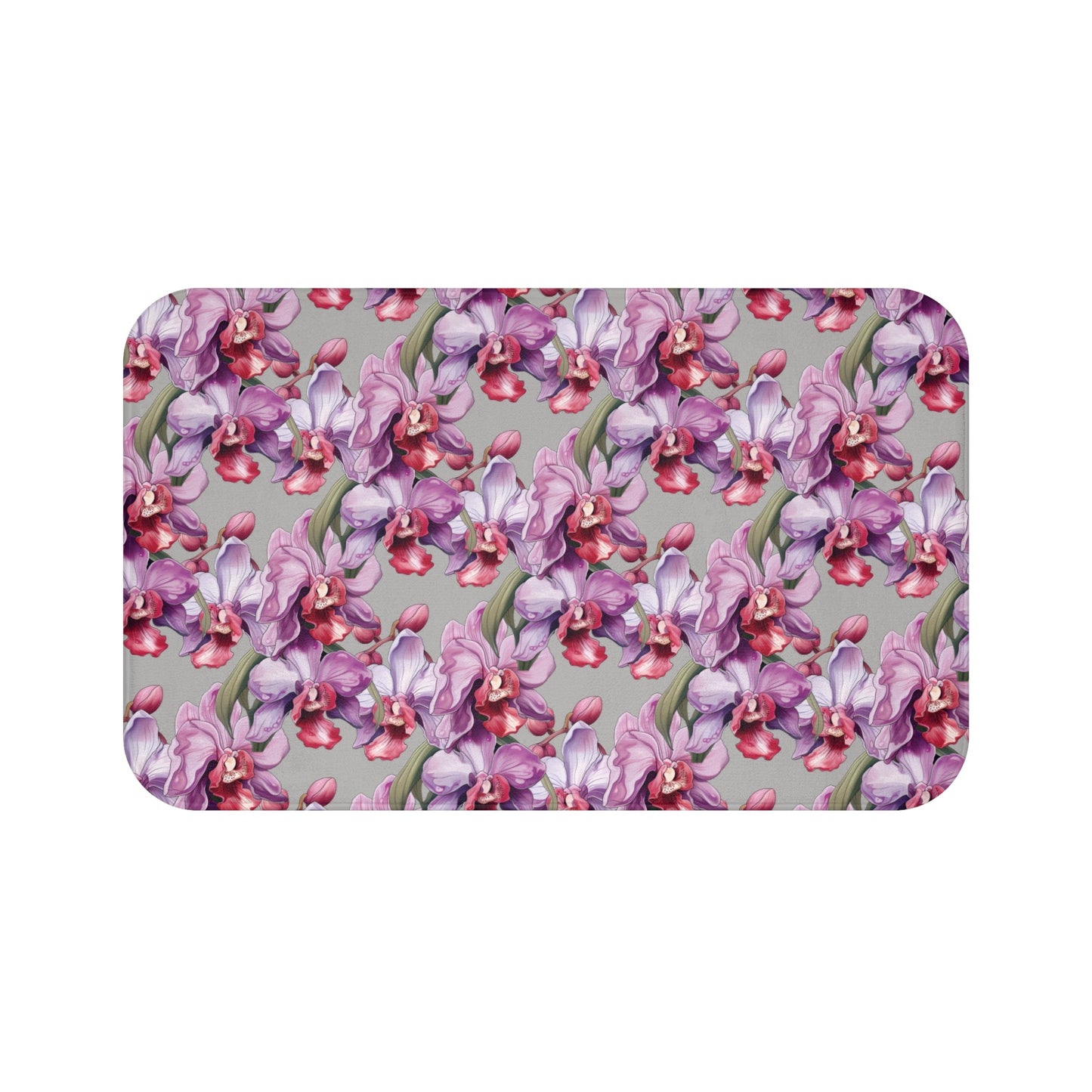 Orchid Splendor Memory Foam Bath Mat - Ruppy's Creations