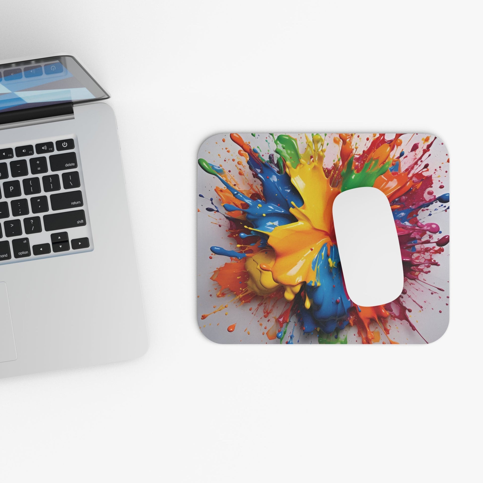 Paint Splatter Mouse Pad (Rectangle) - Ruppy's Creations