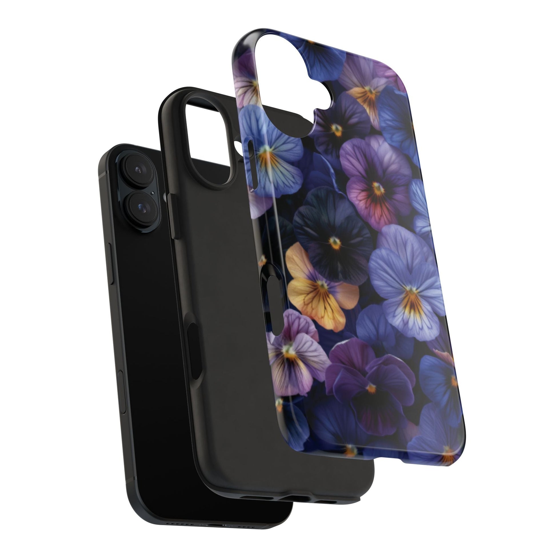 Pansy Flowers Tough iPhone Case - Ruppy's Creations