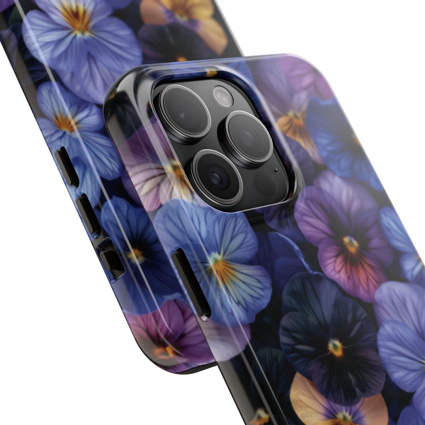 Pansy Flowers Tough iPhone Case - Ruppy's Creations