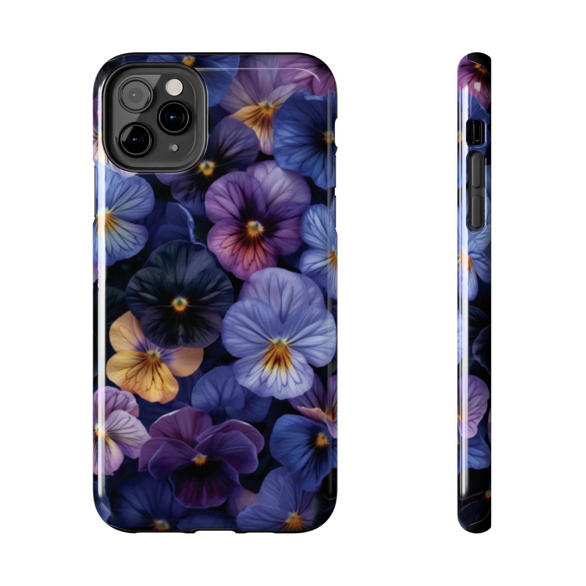 Pansy Flowers Tough iPhone Case - Ruppy's Creations