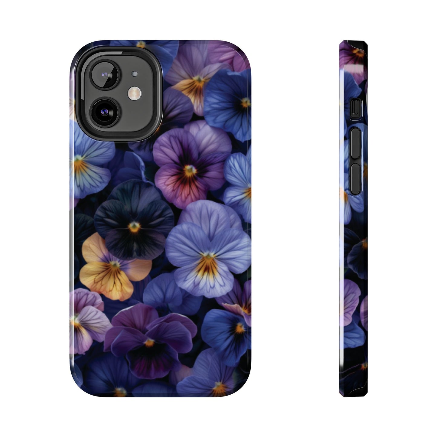 Pansy Flowers Tough iPhone Case - Ruppy's Creations