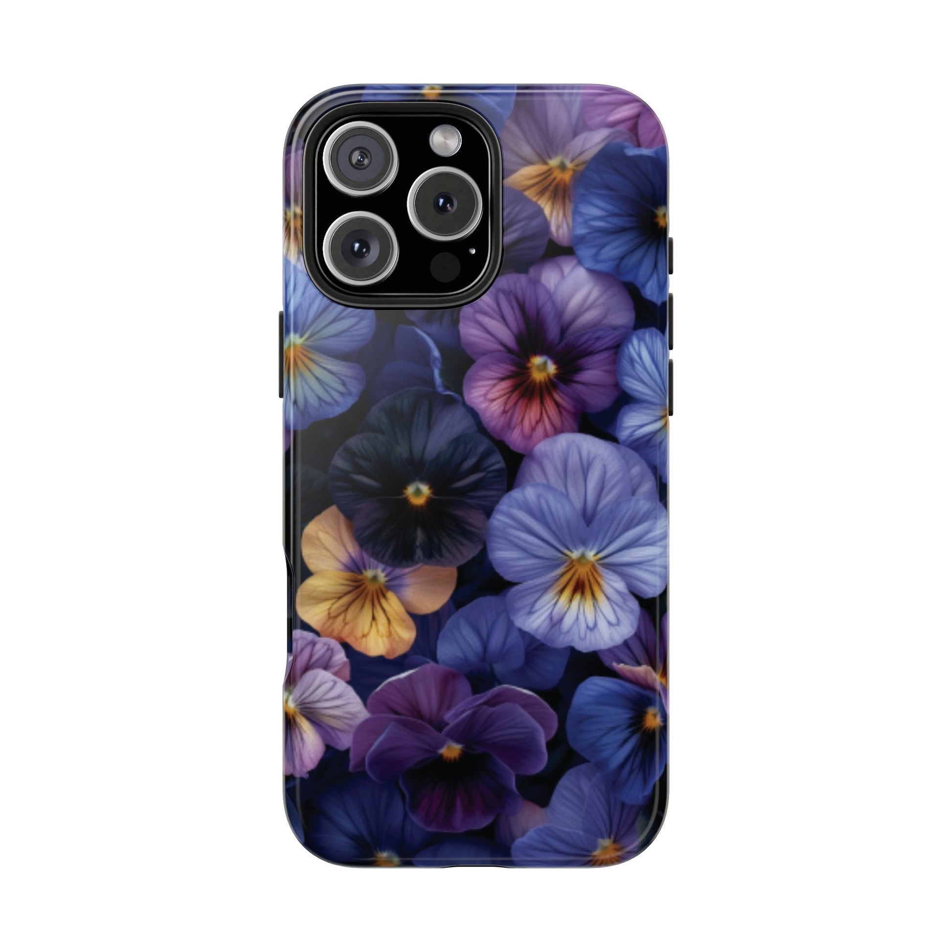 Pansy Flowers Tough iPhone Case - Ruppy's Creations