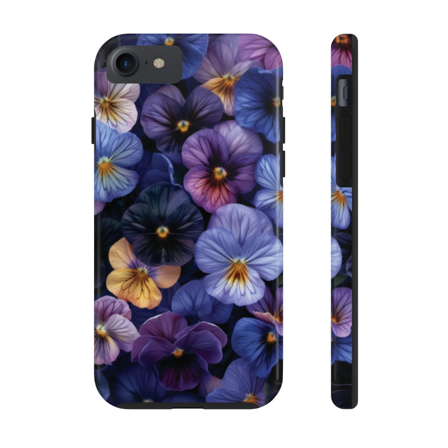 Pansy Flowers Tough iPhone Case - Ruppy's Creations