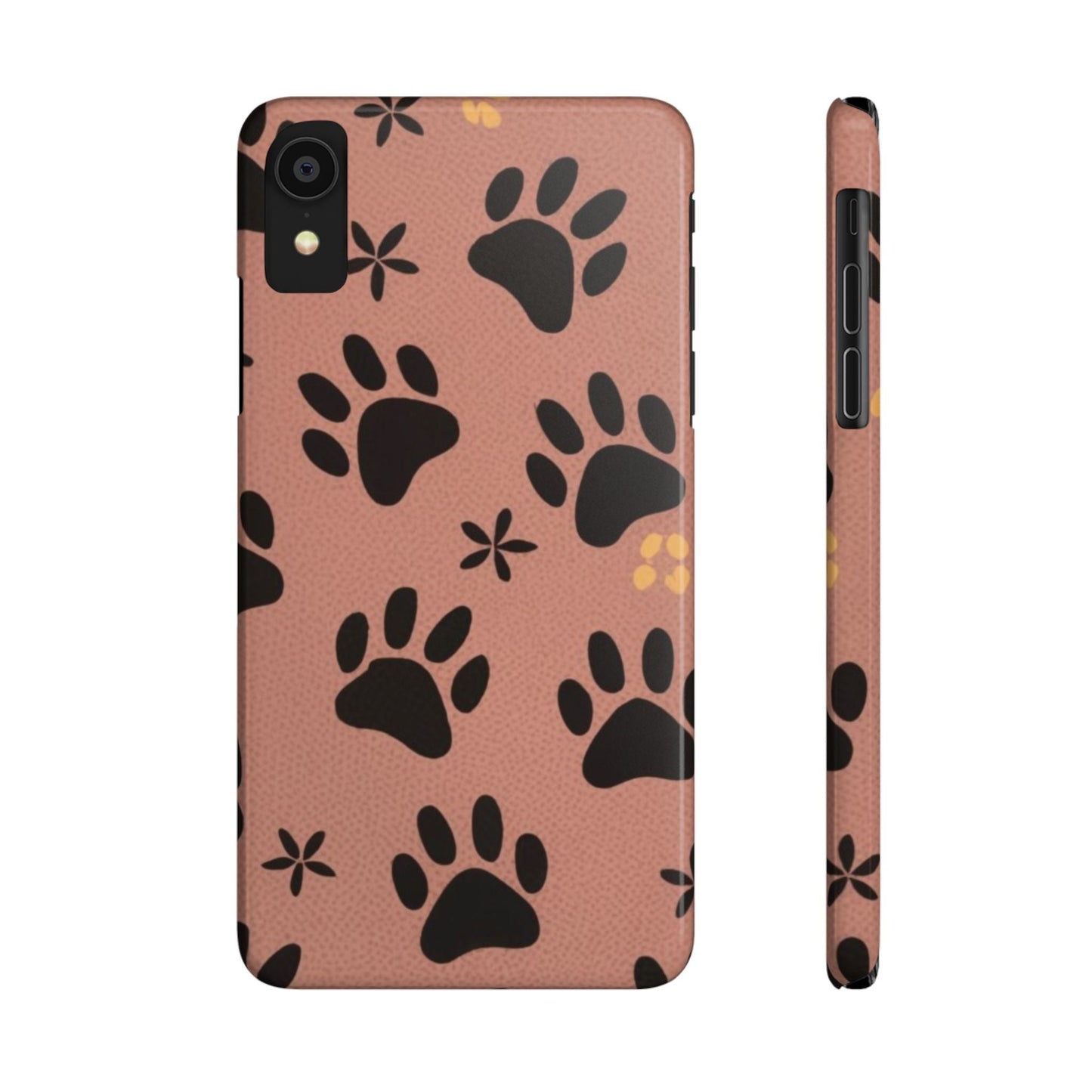 Paw Prints Slim iPhone Case - Ruppy's Creations