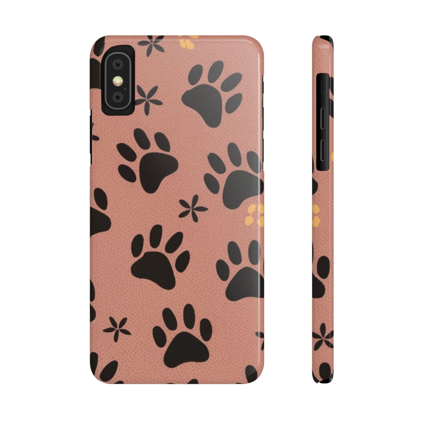 Paw Prints Slim iPhone Case - Ruppy's Creations