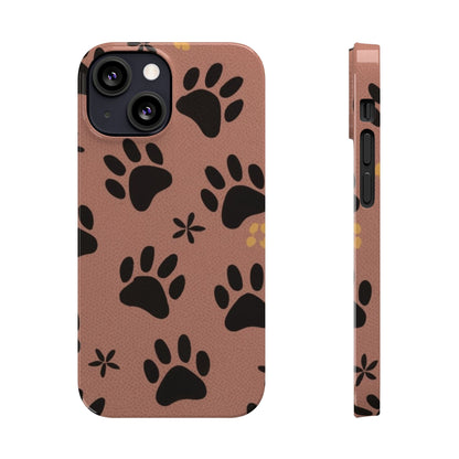 Paw Prints Slim iPhone Case - Ruppy's Creations