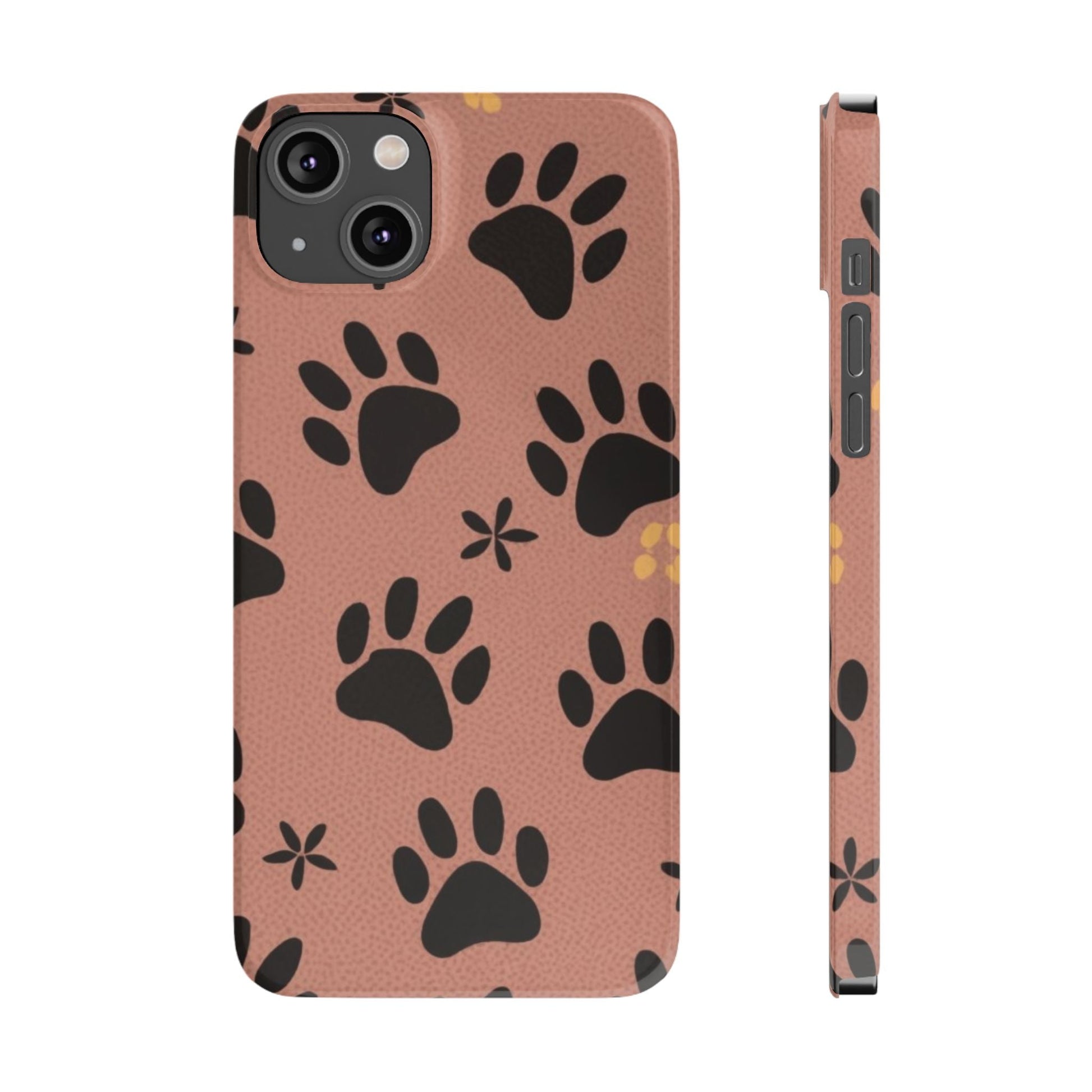 Paw Prints Slim iPhone Case - Ruppy's Creations